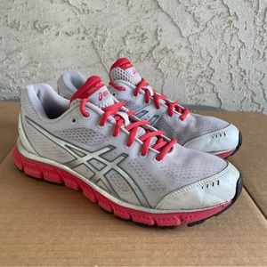 Asics Gel Flash White Red Women’s Running Shoes Size 9